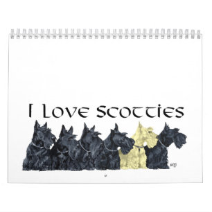 Calendário do Cão Scottie