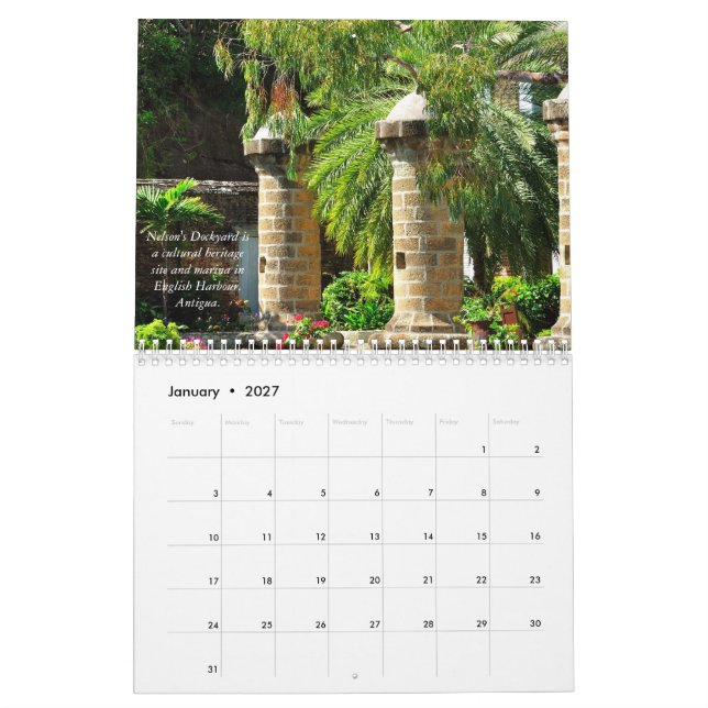 Calendário do Caribe Oriental para 2026 (Jan 2027)