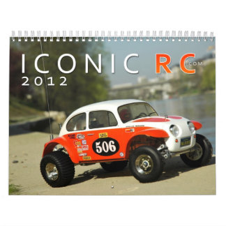 calendário do carro de IconicRC.com 2012 RC