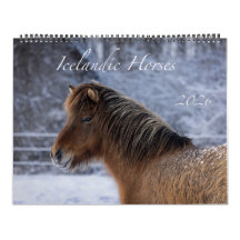 Calendário do Cavalo Islandês 2026