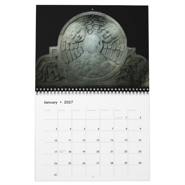 Calendário do cemitério 2010 (Jan 2027)