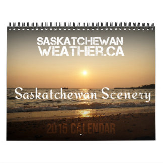 Calendário do cenário 2015 de Saskatchewan