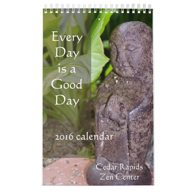 Calendário do centro 2016 do zen de Cedar Rapids (Capa)