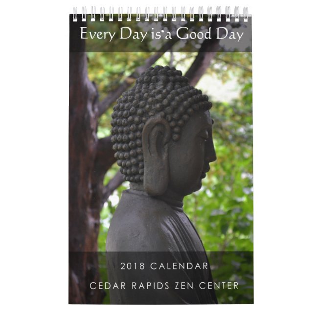 Calendário do centro 2018 do zen de Cedar Rapids (Capa)