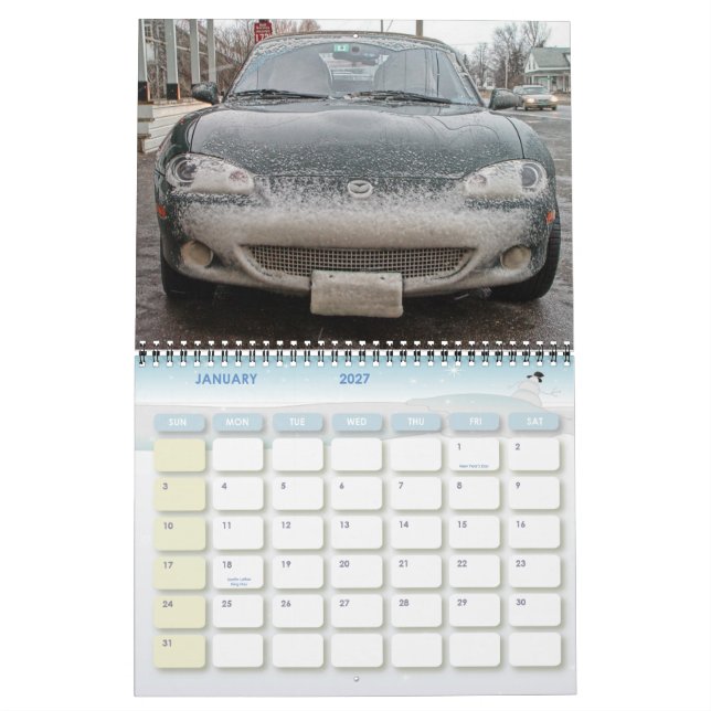 Calendário do Clube Miata (Jan 2027)