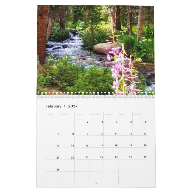 Calendário do Colorado (Fev 2027)