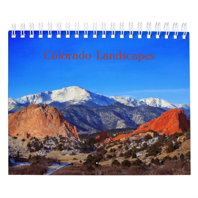Calendário do Colorado Landscapes (Capa)