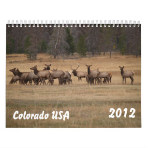 Calendário do Colorado USA