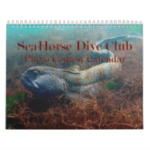 Calendário do Concurso de Fotos do SeaHorse Dive C