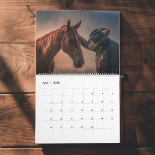 Calendário do Cowboy Ocidental