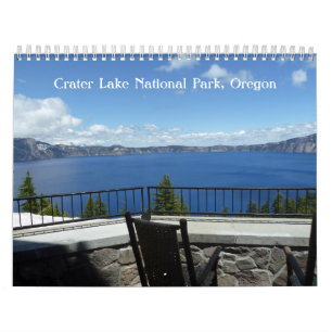 Calendário do Crater Lake Oregon