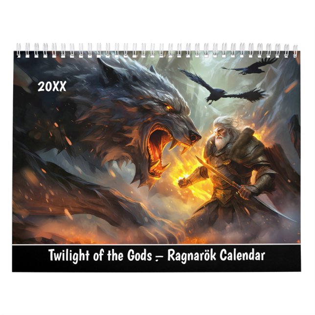 Calendário do Crepúsculo dos Deuses – Ragnarök (Capa)