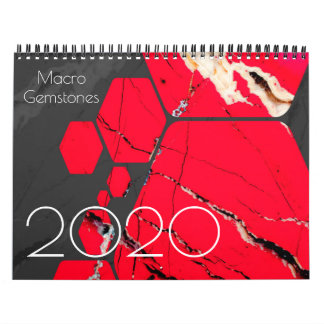 Calendário do Design de padrões Gemstone Crystal R