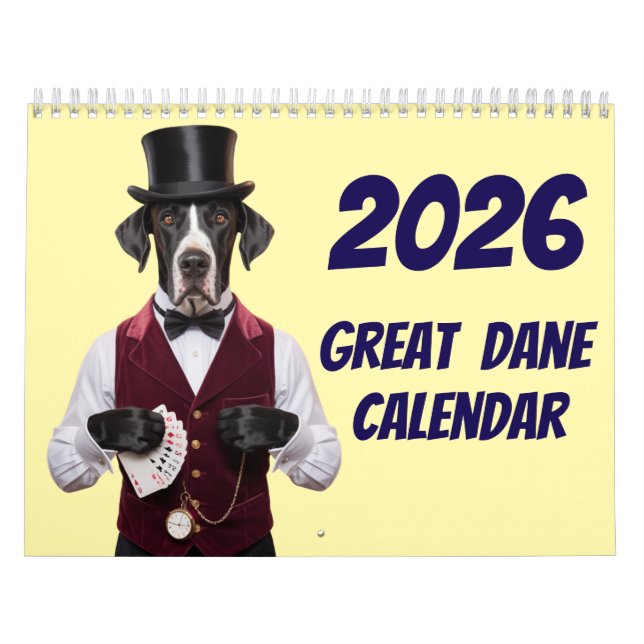 Calendário do Dogue Alemão (Capa)