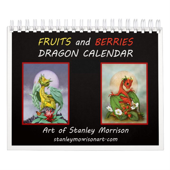calendário do dragão 2018 das frutas 5.5x7 e das (Capa)