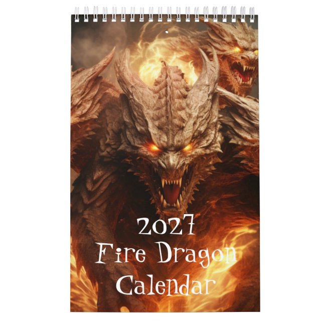 Calendário do Dragão de Fogo 2027 (Capa)
