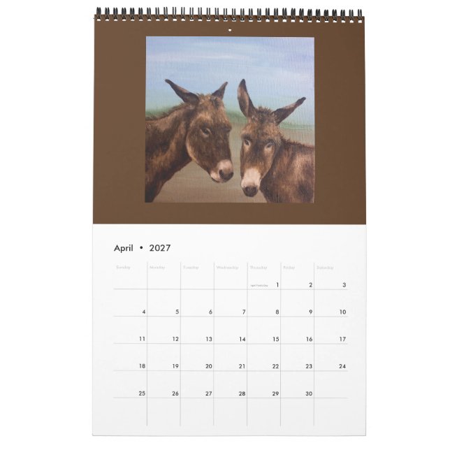 Calendário do Duplo Burro (Abr 2027)