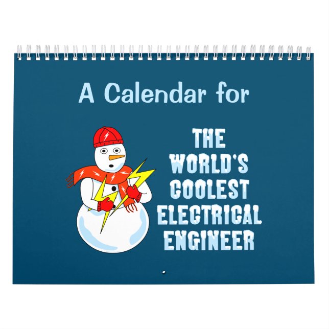 Calendário do Engenheiro elétrico (Capa)
