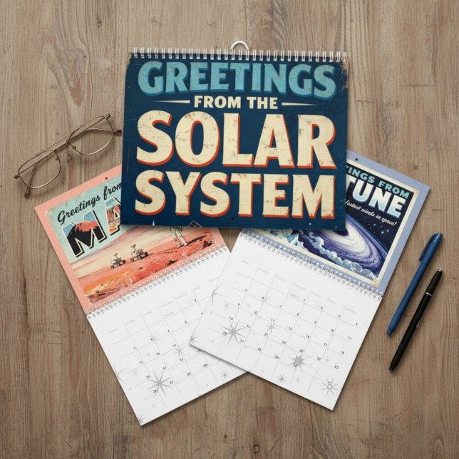 Calendário do Espaço Retroativo - Saudações dos Pl (Criador carregado)