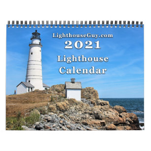 Calendário do farol 2021 LighthouseGuy.com