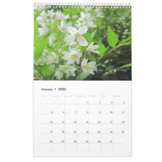 Calendário do Flor do Jardim
