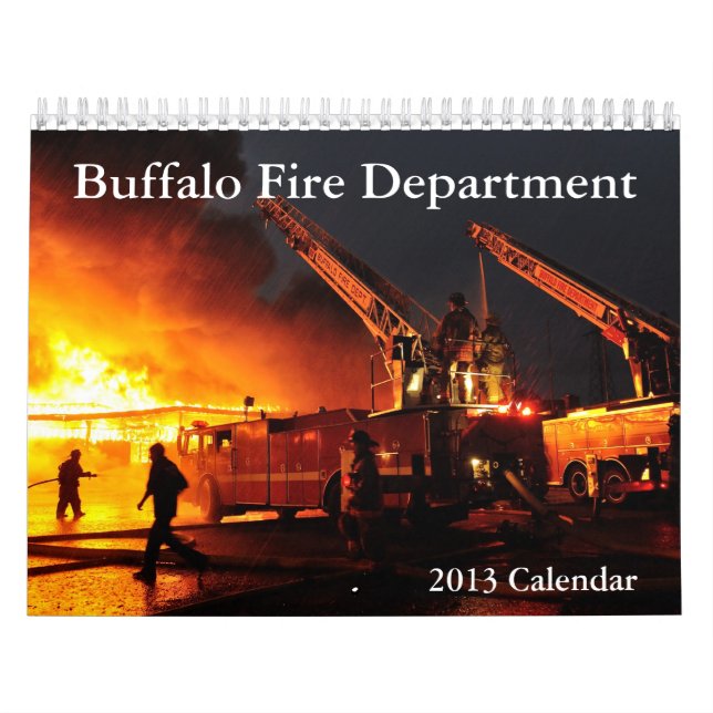Calendário do fogo 2013 do búfalo (Capa)