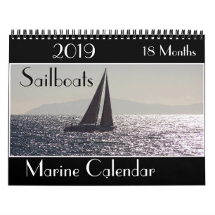 Calendário do fuzileiro naval 2019 do oceano dos