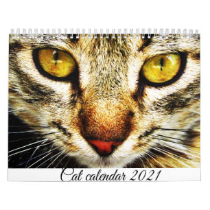 Calendário do gato para 2021