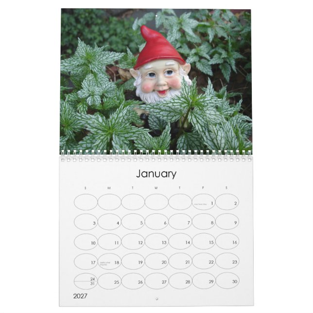 Calendário do gnomo (Jan 2027)