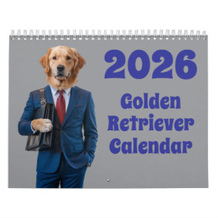 Calendário do Golden Retriever