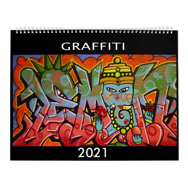 Calendário do Grafite 2021 (Capa)