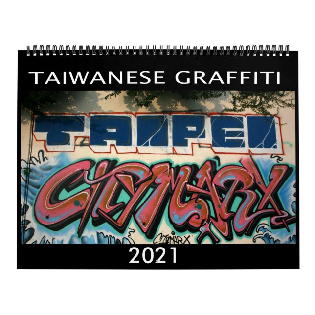 Calendário do grafite de Taiwan para 2021 (Capa)