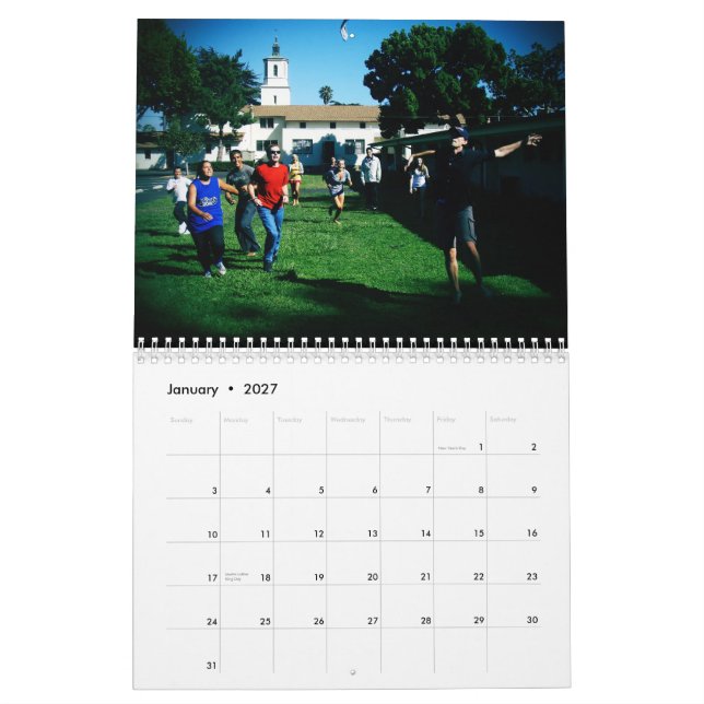 Calendário do grupo juvenil do CCC (Jan 2027)