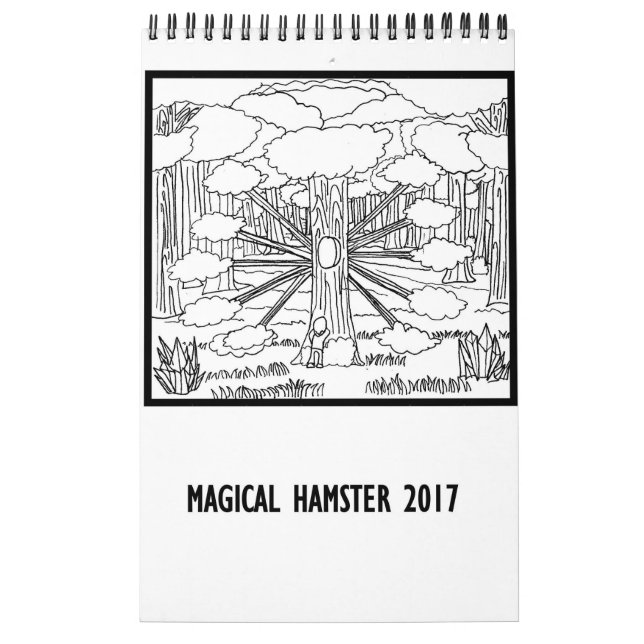 Calendário do Hamster Mágico 2017 (Capa)