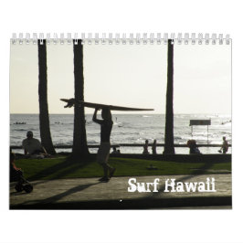 Calendário do Havaí surf