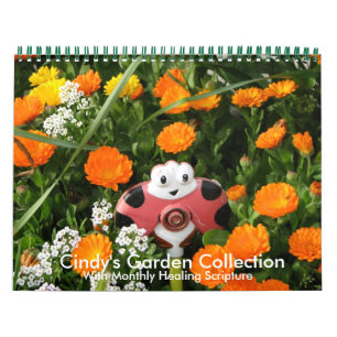 Calendário do Jardim da Cindy com Escrituras de C