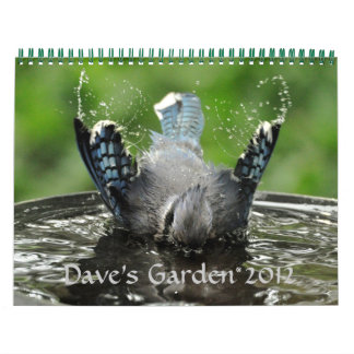 Calendário do Jardim do Dave de 2012
