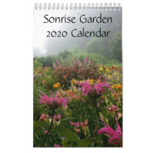 Calendário do Jardim Sonrise 2020