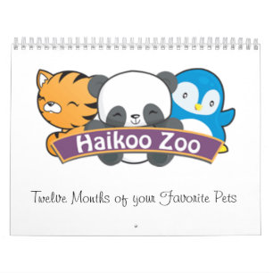 Calendário do jardim zoológico de Haikoo