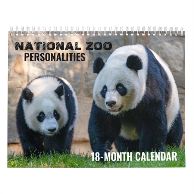 Calendário do Jardim Zoológico Nacional de Smithso (Capa)