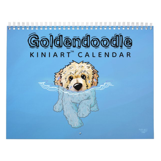 Calendário do KiniArt Goldendoodle (Capa)