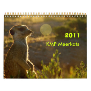 Calendário do KMP Meerkats 2011