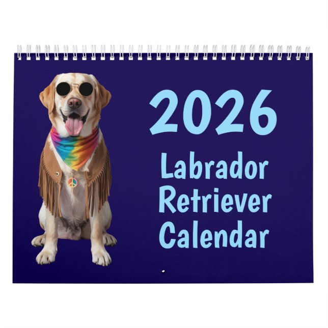 Calendário do Labrador Retriever (Capa)