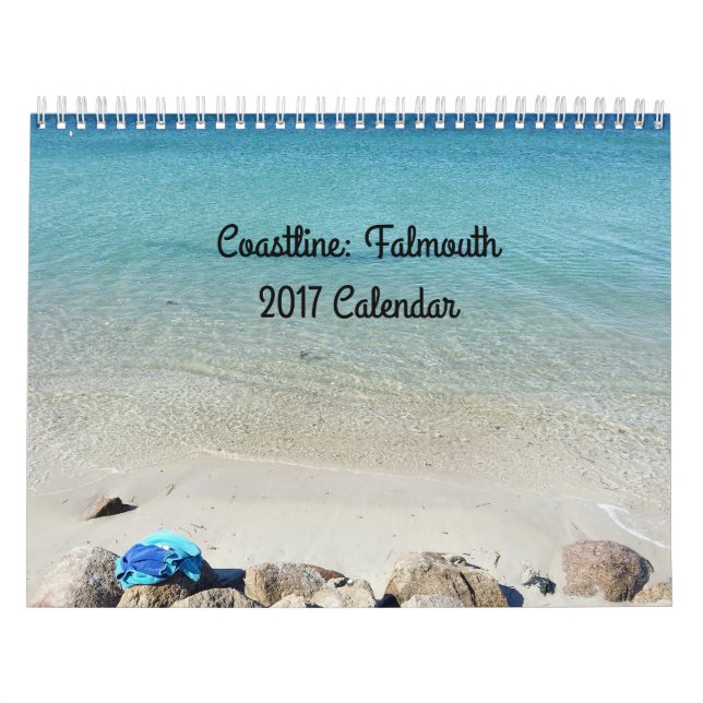 Calendário do litoral 2017 de Falmouth (Capa)