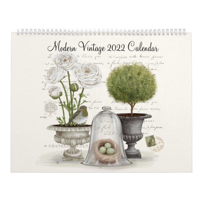 Calendário do Modern Vintage 2022 (Capa)