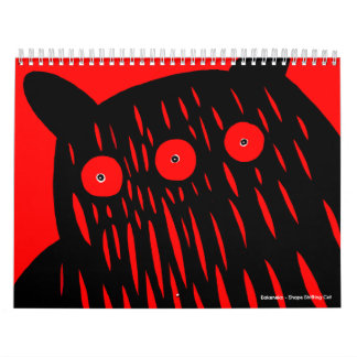 Calendário do monstro para 2011 por Motomichi