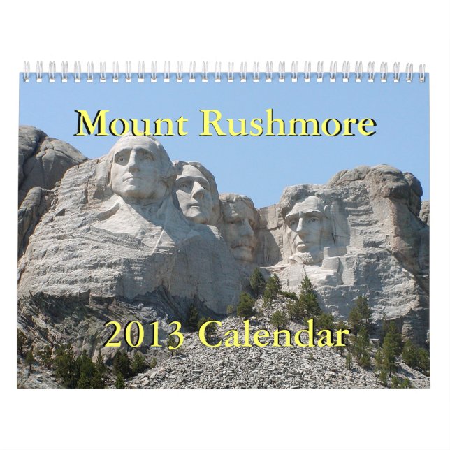 Calendário do Monte Rushmore 2013 (Capa)