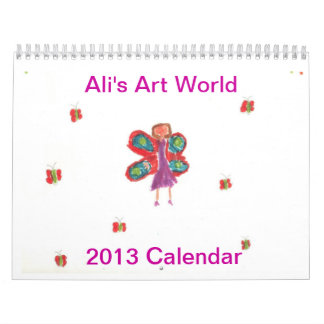 Calendário do mundo 2013 da arte de Ali
