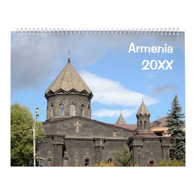 Calendário do muro da Armênia para 12 meses de 202 (Capa)