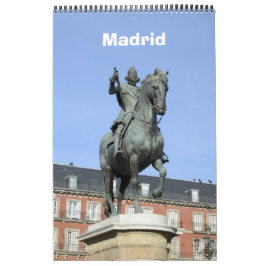 Calendário do Muro de Madrid de 12 meses